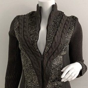 IRIE Brown Zip Cardigan